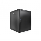 Шкаф коммутационный ЦМО (ШРН-М-12.500.1-9005) настенный 12U 600x456мм пер.дв.металл 130кг черный 456мм 20.9кг 180град. 610мм (ШРН-М-12.500.1-9005)