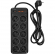 Миниатюра товара - Сетевой фильтр-удлинитель/ PowerCom SP-10 USB2A1CB 1.8M, 10 розеток, черный, 16А, 4кВт, 204Дж, защитные шторки, защита от КЗ, перегрузки и импульсных помех, один порт USB-C(PD20W) и два USB-A(QC3.0) суммарной мощностью 15Вт, кабель 3x1 мм2, ШхГхВ 268х105х43 мм, вес 0.65 кг., (SP-10 USB2A1CB 1.8M)