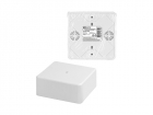 Коробка распаячная/ Коробка распаячная КР 100х100х44 ОП белая, IP40, инд. штрихкод (SQ1401-0909)