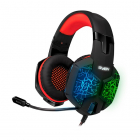 Игровые наушники с микрофоном SVEN AP-U988MV, черный-красный (USB, LED, 7.1), (SV-014780)