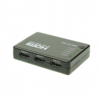 Коммутатор HDMI c ИК управлением OSNOVO SW-Hi5012 Коммутатор сигнала HDMI (5вх./1вых.) с поддержкой HDMI 1.4, HDCP 1.2. Разрешение до 4Kx2K(30Гц). Вх. - HDMI(A)x5/Роз.1, 7х4мм(DC5V). Вых. - HDMI(A). В комплекте пульт управления. Разме (SW-HI5012)