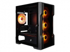 корпус 1STPLAYER TRILOBITE T3-G ARGB Black / mATX / 4x120mm ARGB fans / T3-G-BK-4F7 (T3-G-BK-4F7)