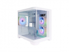 корпус 1STPLAYER UVIEW UV5 ARGB White / mATX / 3x120mm ARGB fans / UV5-WH-2FC7R-W-1FC7-W (UV5-WH-2FC7R-W-1FC7-W)