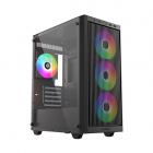 Корпус Case ID-Cooling WARE 300 ARGB Black mATX/ win TG/ 4 fans/ Type C/ CPU 160mm/ GPU 320mm/ no PSU (WARE 300 ARGB)