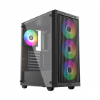 Корпус Case ID-Cooling WARE 310 ARGB Black ATX/ win TG/ 4 fans/ Type C/ CPU 160mm/ GPU 320mm/ no PSU (WARE 310 ARGB)