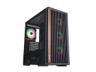 Корпус 1STPLAYER WD7 ARGB Black / ATX / 6x120mm ARGB fans / WD7-BK-4FA7-2FA7R (WD7-BK-4FA7-2FA7R)
