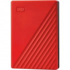 Жесткий диск WD USB3.2 Gen1 4TB WDBPKJ0040BRD-WESN My Passport 2.5" красный, (WDBPKJ0040BRD-WESN)