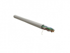 WRLine WR-UTP-4P-C5E-LSZH-GY Кабель витая пара, неэкранированный U/UTP, категория 5e, 4 пары (24 AWG), одножильный, внутренний, LSZH, нг(A)-HF, серый, 305 м (WR-UTP-4P-C5E-LSZH-GY)