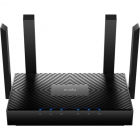 Двухдиапазонный гигабитный роутер Wi-Fi 6 AX3000 с поддержкой Mesh чипсет: MediaTek (MT7981BA, MT7976CN, MT7531AE), стандарты Wi-Fi: 802.11a/ b/ g/ n/ ac/ ax, скорость Wi-Fi: до 574 Мбит/ с (2, 4 ГГц) + до 2402 Мбит/ с (5 ГГц), 4 порта 10/ 100/ 1000 Мбит/ с, 4 несъёмные антенны 5 дБи, несколько режимов работы (роутер Wi-Fi, точка до (WR3000 2.0)