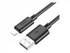 Кабель Hoco X88 Gratified USB (m)-Lightning (m) 1м черный коробка, (X88 GRATIFIED)